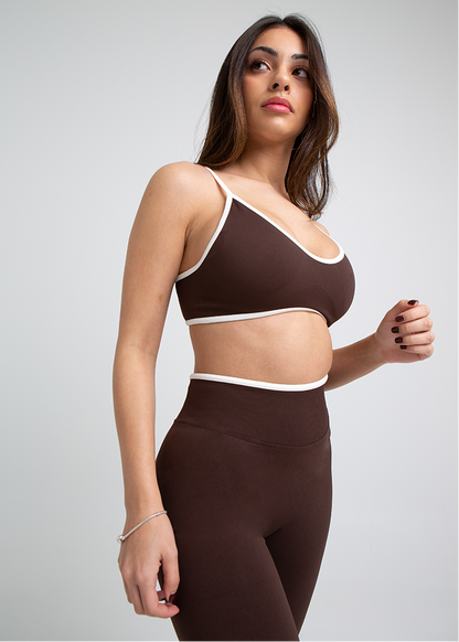 Sujetador Deportivo Sculpt Chocolate