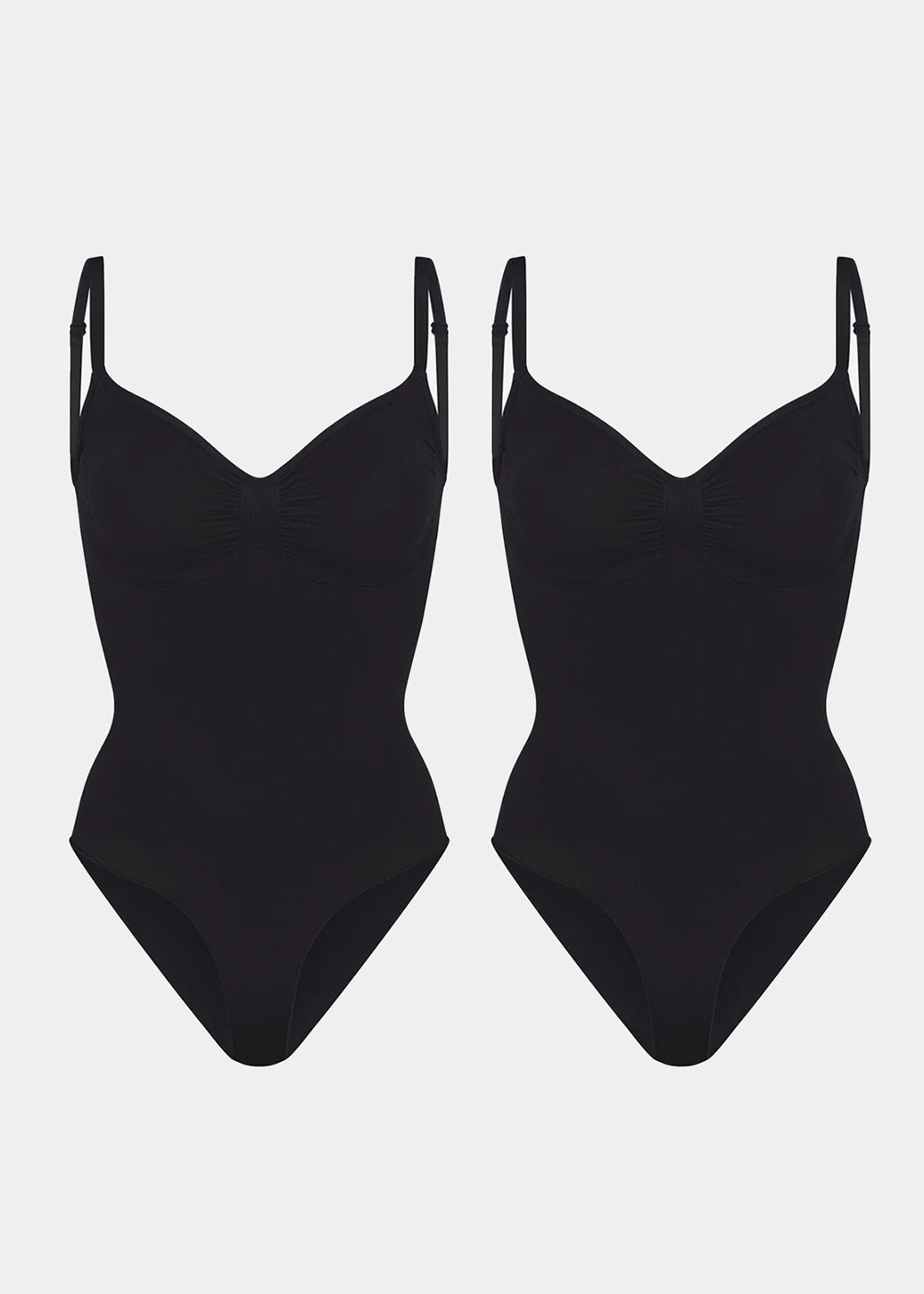 Pack 2 Bodies Reductores Negros Control Total